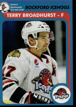 2018-19 Gizmo's Sportscards Rockford IceHogs (AHL) #NNO Terry Broadhurst Front