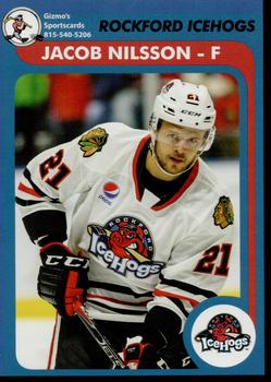 2018-19 Gizmo's Sportscards Rockford IceHogs (AHL) #NNO Jacob Nilsson Front