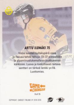 2018-19 Cardset Finland - Game Changer #9 Arttu Ilomäki Back