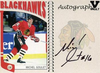 2015-16 In The Game Final Vault - 2004-05 In The Game Franchises Edition Autographs (Black Vault Stamp) #A-MG1 Michel Goulet Front