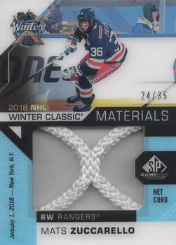 2018-19 SP Game Used - 2018 NHL Winter Classic Material Net Cords #WCNC-MZ Mats Zuccarello Front
