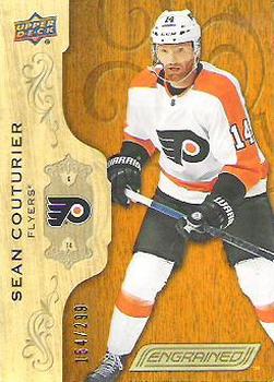 2018-19 Upper Deck Engrained #12 Sean Couturier Front