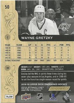 2018-19 Upper Deck Engrained #50 Wayne Gretzky Back