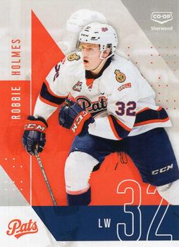 2018-19 Co-op Regina Pats (WHL) #NNO Robbie Holmes Front