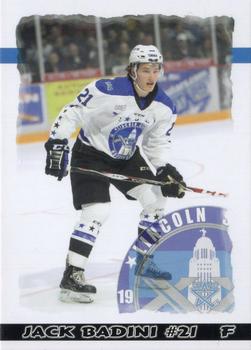 2015-16 Blueline Booster Club Lincoln Stars (USHL) #17 Jack Badini Front