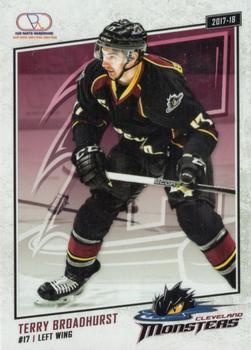 2017-18 Car Parts Warehouse Cleveland Monsters (AHL) #NNO Terry Broadhurst Front