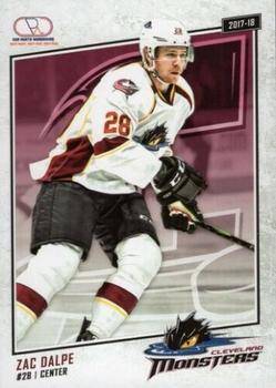 2017-18 Car Parts Warehouse Cleveland Monsters (AHL) #NNO Zac Dalpe Front