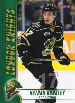 2017-18 Choice London Knights (OHL) Update #1 Nathan Dunkley Front