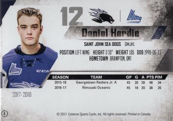 2017-18 Extreme Saint John Sea Dogs (QMJHL) #4 Daniel Hardie Back