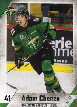 2017-18 Extreme Val d'Or Foreurs (QMJHL) #12 Adam Cheezo Front