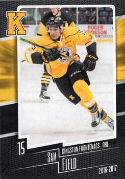 2016-17 Extreme Kingston Frontenacs OHL #8 Sam Field Front