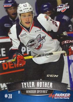 2016-17 Choice Windsor Spitfires (OHL) #13 Tyler Nother Front