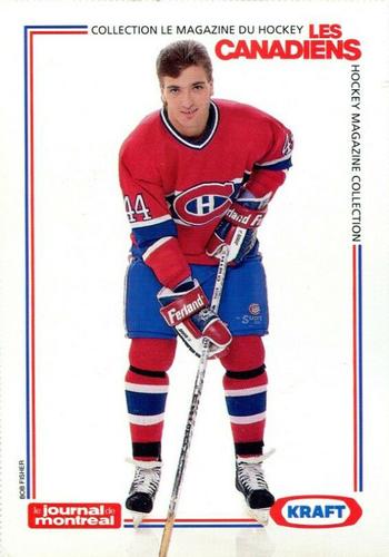 1989-90 Le Journal / Kraft Montreal Canadiens #NNO Stephane Richer Front