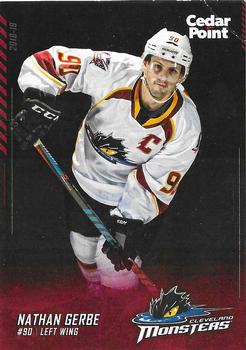 2018-19 Cedar Point Cleveland Monsters (AHL) #NNO Nathan Gerbe Front