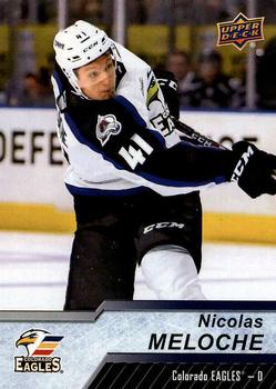 2018-19 Upper Deck AHL #52 Nicolas Meloche Front
