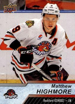 2018-19 Upper Deck AHL #87 Matthew Highmore Front