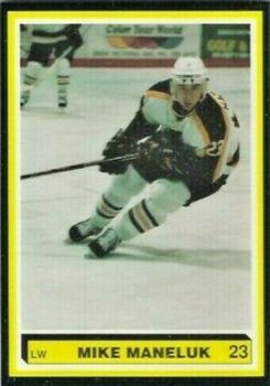 1993-94 Brandon Wheat Kings (WHL) Police #21 Mike Maneluk Front