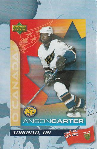 2003-04 Upper Deck Kraft #NNO Anson Carter Front