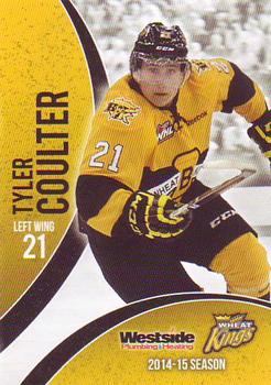 2014-15 Westside Brandon Wheat Kings (WHL) #NNO Tyler Coulter Front
