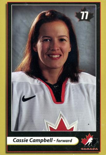 2004-05 Canadian World Womens Hockey Championship #6 Cassie Campbell Front