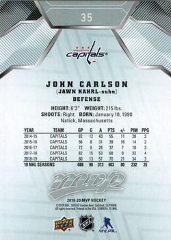 2019-20 Upper Deck MVP #35 John Carlson Back