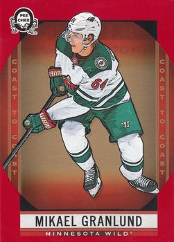 2018-19 O-Pee-Chee Coast to Coast - Red #10 Mikael Granlund Front