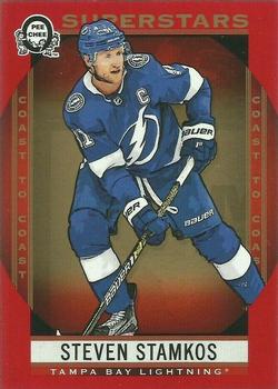 2018-19 O-Pee-Chee Coast to Coast - Red #102 Steven Stamkos Front
