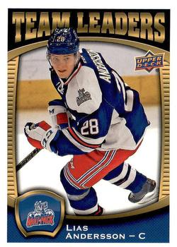 2018-19 Upper Deck AHL - Team Leaders #TL-12 Lias Andersson Front