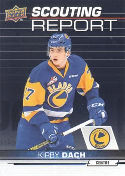 2018-19 Upper Deck CHL - Scouting Report #SR-16 Kirby Dach Front