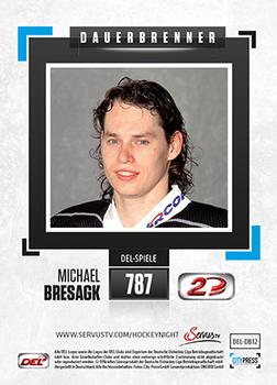2013-14 Playercards Inside (DEL) - Dauerbrenner #DEL-DB12 Michael Bresagk Back