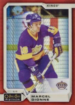 2018-19 O-Pee-Chee Platinum - Red Prism #147 Marcel Dionne Front