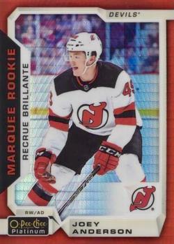2018-19 O-Pee-Chee Platinum - Red Prism #184 Joey Anderson Front