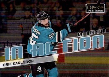2018-19 O-Pee-Chee Platinum - In Action #IA-2 Erik Karlsson Front