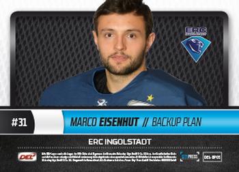 2016-17 German DEL Playercards Basic - Backup Plan #DEL PB 05 Marco Eisenhut Back