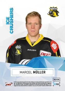 2016-17 German DEL Playercards Basic - Ice Crushers #DEL-IC 06 Marcel Müller Back