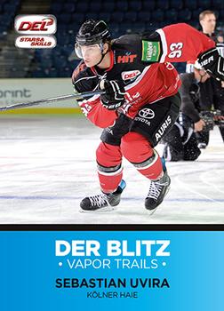 2015-16 Playercards Basic Serie 1 (DEL) - Der Blitz #DEL-VT01 Sebastian Uvira Front