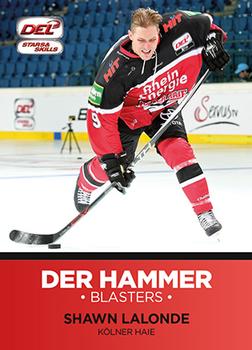 2015-16 Playercards Basic Serie 1 (DEL) - Der Hammer #DEL-BL06 Shawn Lalonde Front