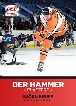 2015-16 Playercards Basic Serie 1 (DEL) - Der Hammer #DEL-BL11 Bjorn Krupp Front