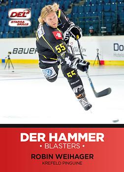 2015-16 Playercards Basic Serie 1 (DEL) - Der Hammer #DEL-BL12 Robin Weihager Front