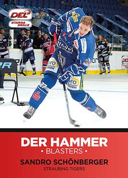 2015-16 Playercards Basic Serie 1 (DEL) - Der Hammer #DEL-BL14 Sandro Schonberger Front