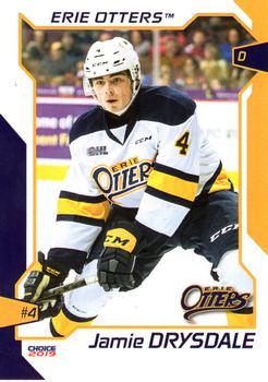 2018-19 Choice Erie Otters (OHL) #5 Jamie Drysdale Front