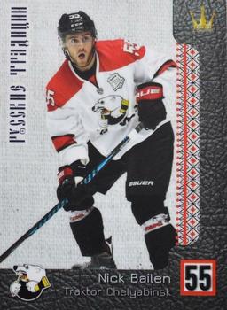 2017-18 Corona KHL Russian Traditions (unlicensed) #125 Nick Bailen Front