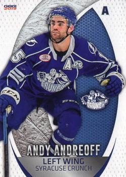 2018-19 Choice Syracuse Crunch (AHL) #1 Andy Andreoff Front