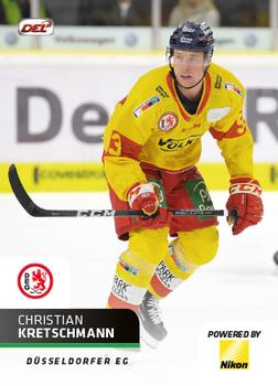 2018-19 Playercards (DEL) #DEL-099 Christian Kretschmann Front