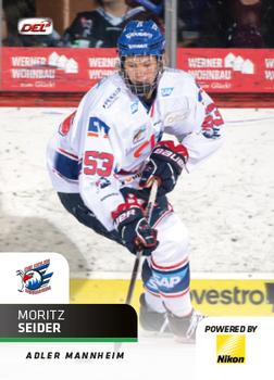 2018-19 Playercards (DEL) #DEL-224 Moritz Seider Front