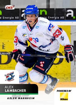 2018-19 Playercards (DEL) #DEL-235 Alex Lambacher Front