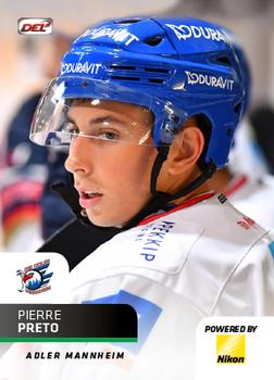 2018-19 Playercards (DEL) #DEL-237 Pierre Preto Front