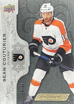 2018-19 Upper Deck Engrained - Black #12 Sean Couturier Front