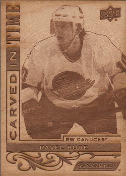 2018-19 Upper Deck Engrained - Carved in Time Wood #CT-3 Pavel Bure Front
