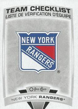 2019-20 O-Pee-Chee #570 New York Rangers Front